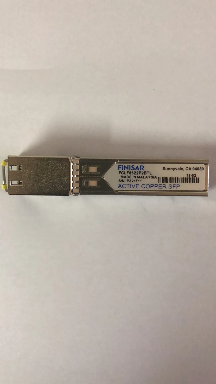 Фирменный модуль Finisar FCLF8522P2BTL, медный SFP TFP TXRX волоконный модуль 1,25 Гбит/с 3,3 В RJ45 Gigabit SFP 1,25G 1000base-T нм