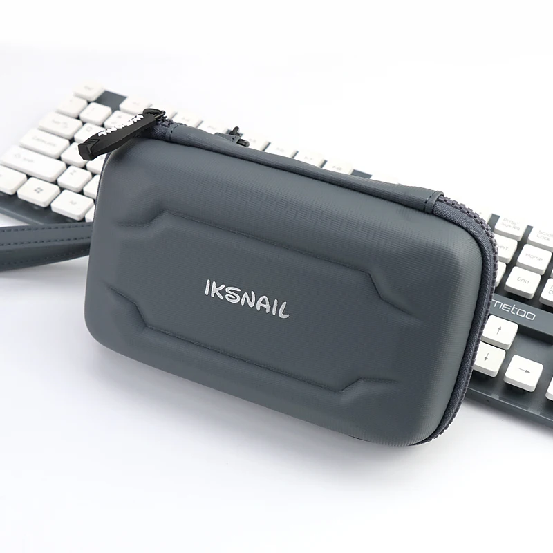 IKSNAIL сумка для наушников Портативная жесткая коробка хранения карт памяти USB