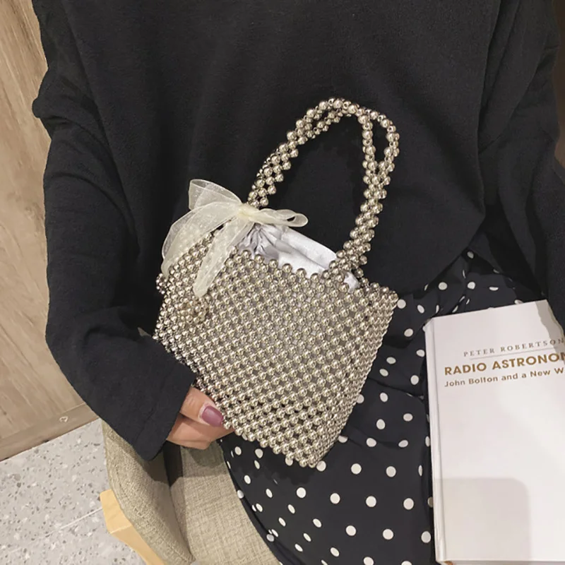 Женские сумки ручной работы с жемчугом женская сумочка из бисера дизайнерская