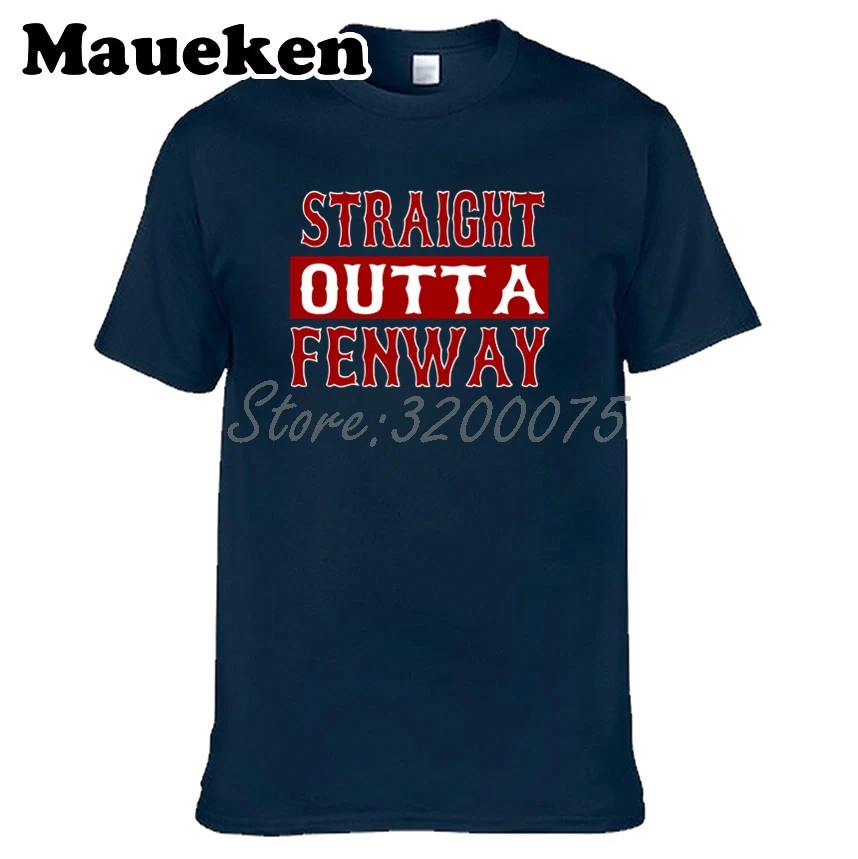 Мужская футболка Boston Straight Outta Fenway футболки с коротким рукавом мужская красная Sox
