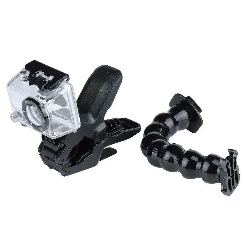 GoPro регулируемые Челюсти Гибкий зажим гибкий Универсальное крепление Go pro