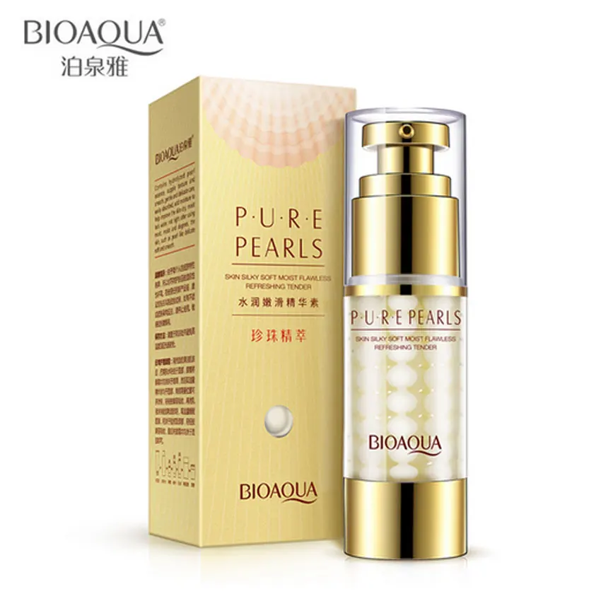 Бренд BIOAQUA, чистый жемчуг, коллаген, гиалуроновая кислота, уход за кожей лица, увлажняющий, против морщин, Антивозрастная эссенция 35 мл