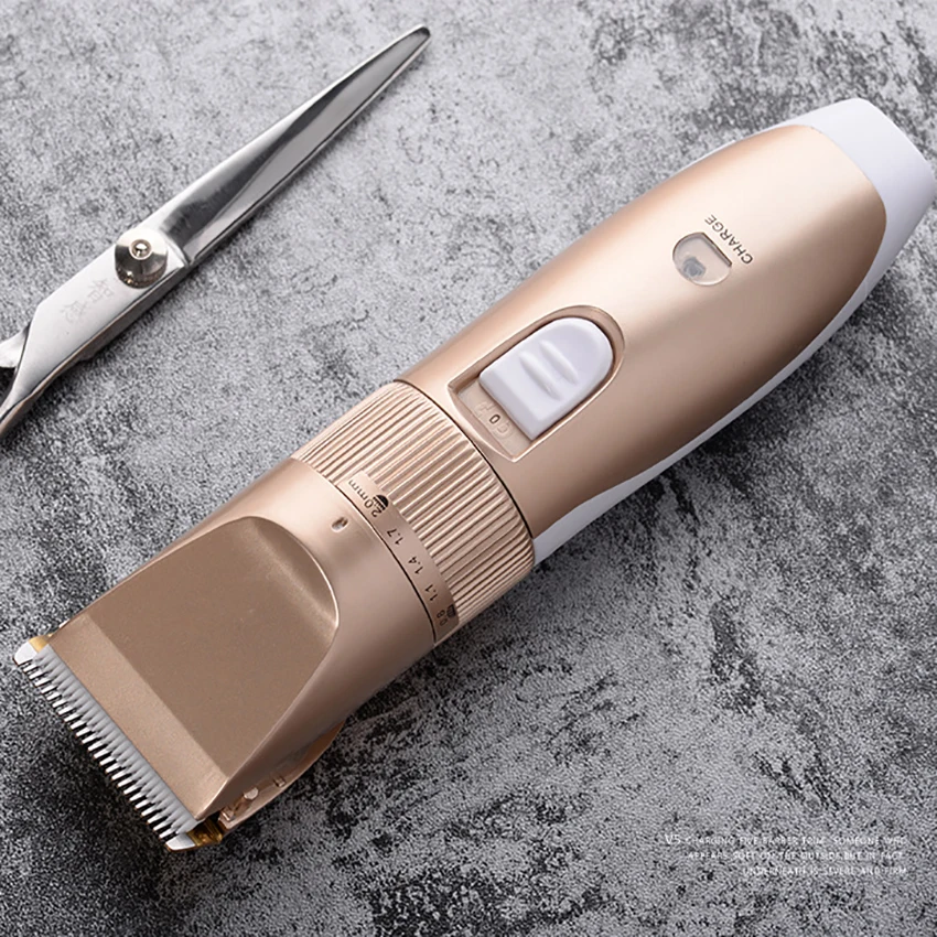 Электрическая машинка для стрижки волос профессиональный триммер с USB зарядкой