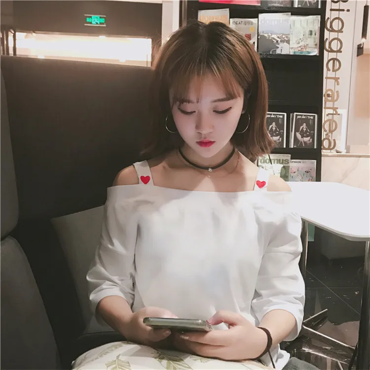 Футболка женская Повседневная с длинным рукавом и квадратным вырезом|Футболки| |