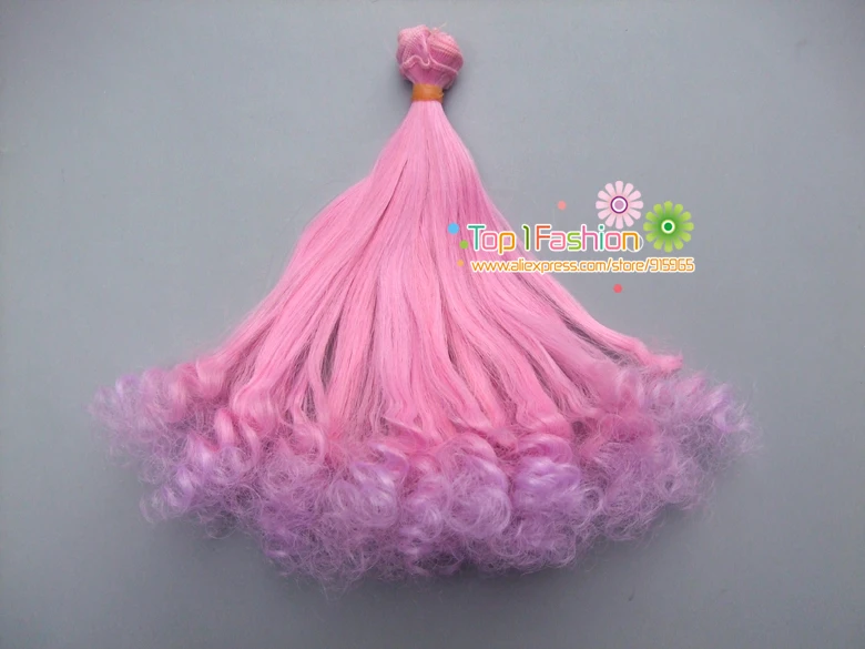 25 см волнистые кукла волосы SD AD 1/3 1/4 1/6 bjd кукла diy парики для blyth BJD вьющиеся куклы для девочек, купальная одежда
