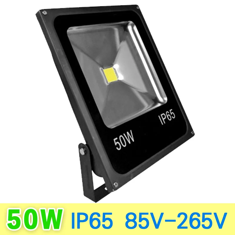 50W Светодиодный прожектор светильник 30W 50W 100W 220V IP65 Водонепроницаемый Светодиодный прожектор светильник Точечный светильник Открытый светодиодный настенный светильник сад проекторы машина для изготовления холодного/теплый белый - Испускаемый цвет: 50W