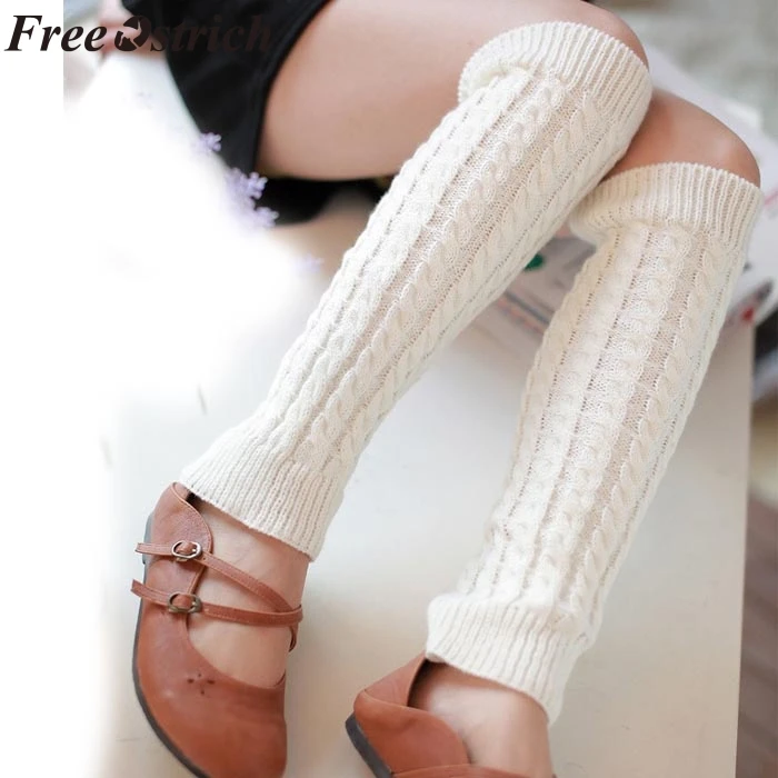 FREE OSTRICH Hot Sale 2019 New Fashion High Quality Casual Women Warm Winter Classic Knitting Leg Warmers NEW | Женская одежда