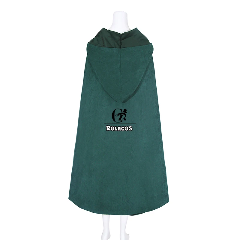 ROLECOS длинный плащ с капюшоном платье в средневековом стиле Косплей Костюм