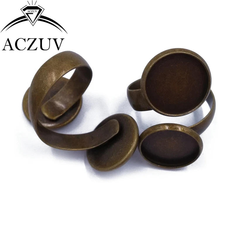 Основа для кабошона с двойной рамкой 10/12 мм серебро/золото/бронза/античная