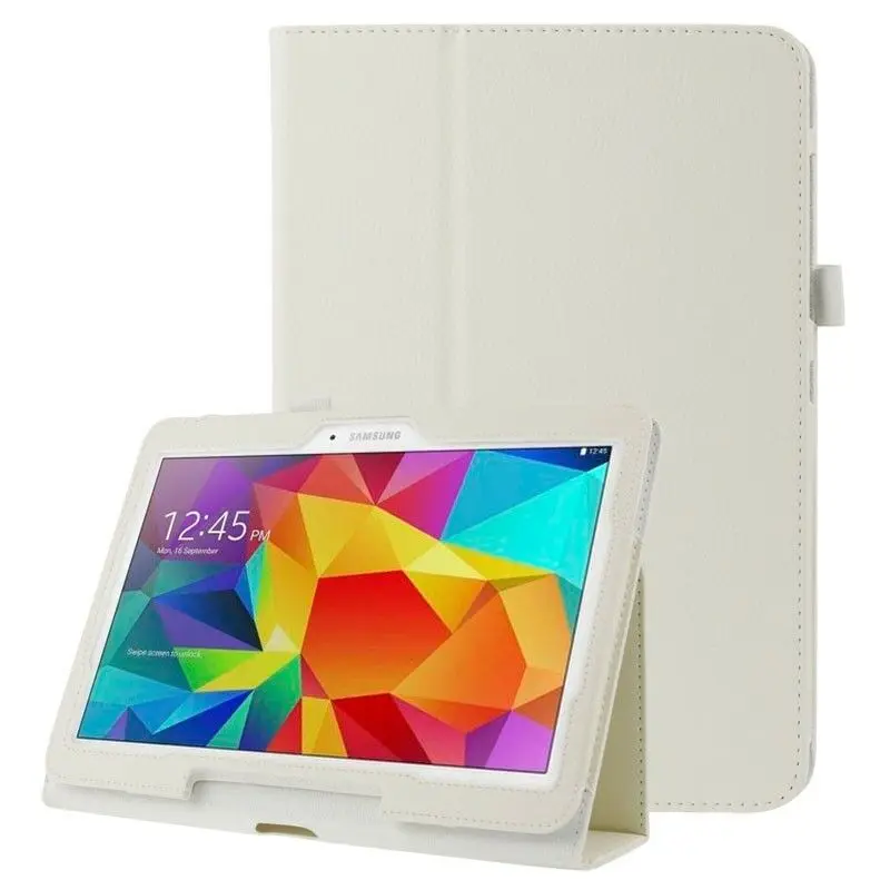 

PU Leather Case Cover For Samsung Galaxy Tab 3 10.1 P5200 P5210 P5220 Tablet Case Folding Folio Protective Case Funda Capa