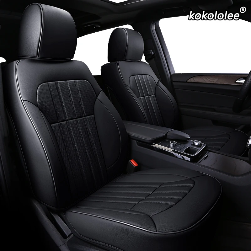 Кожаный чехол на сиденье для Toyota Corolla PRIUS Prado Land Cruiser RAV4 CROWN Camry Highlander CH R Alphard|Чехлы