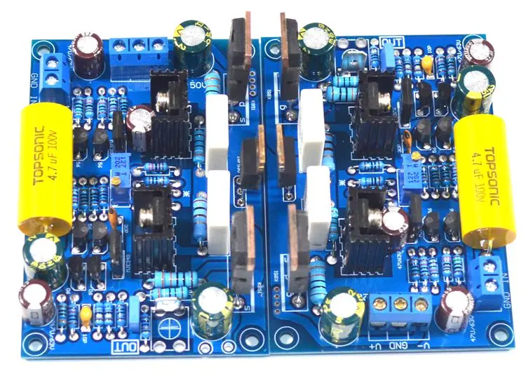 

K851 field effect tube small A power amplifier finished board