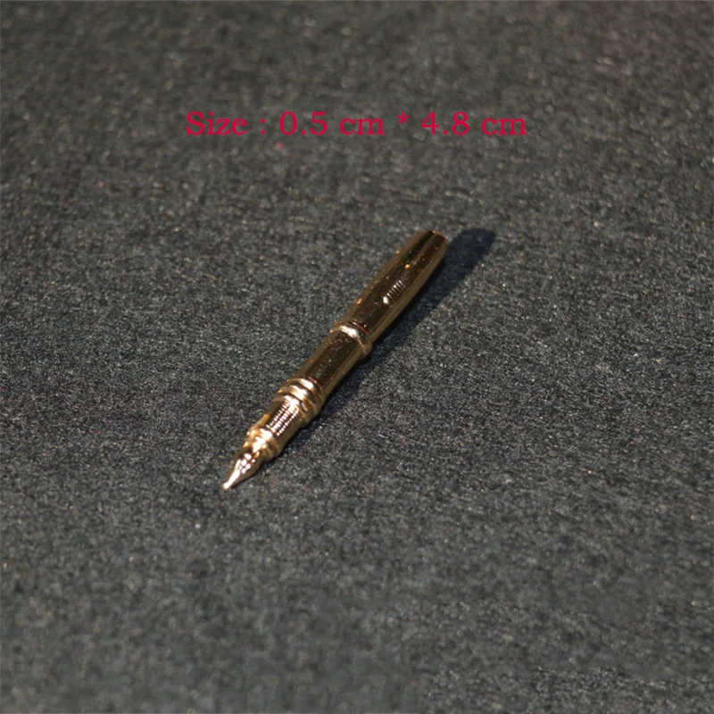 Модная металлическая черная и серая брошь в виде ручки Классическая мужская