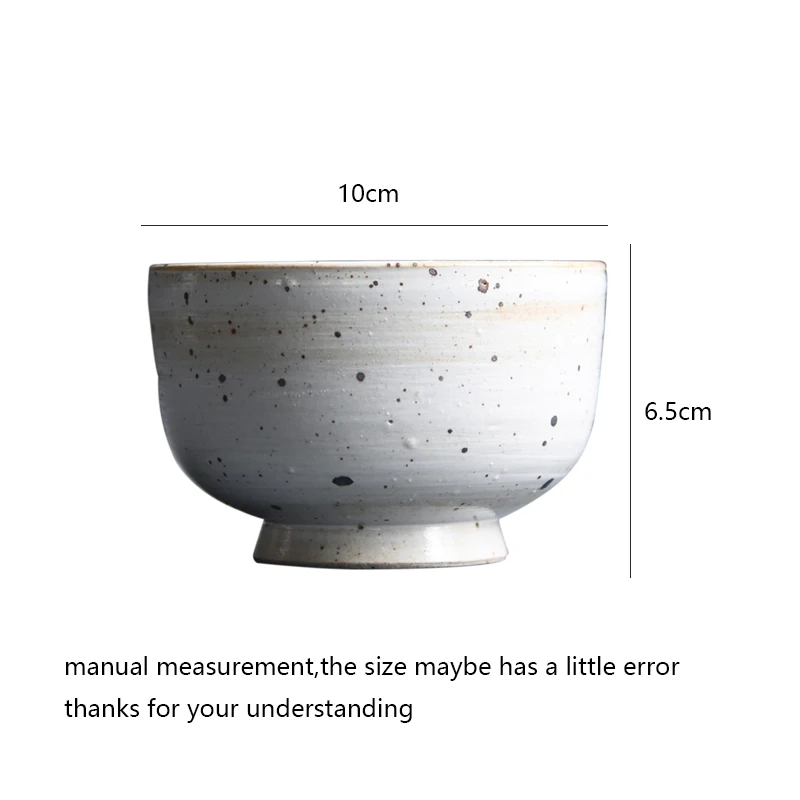 Рисовая чаша ручной работы в японском стиле керамическая посуда винтажный