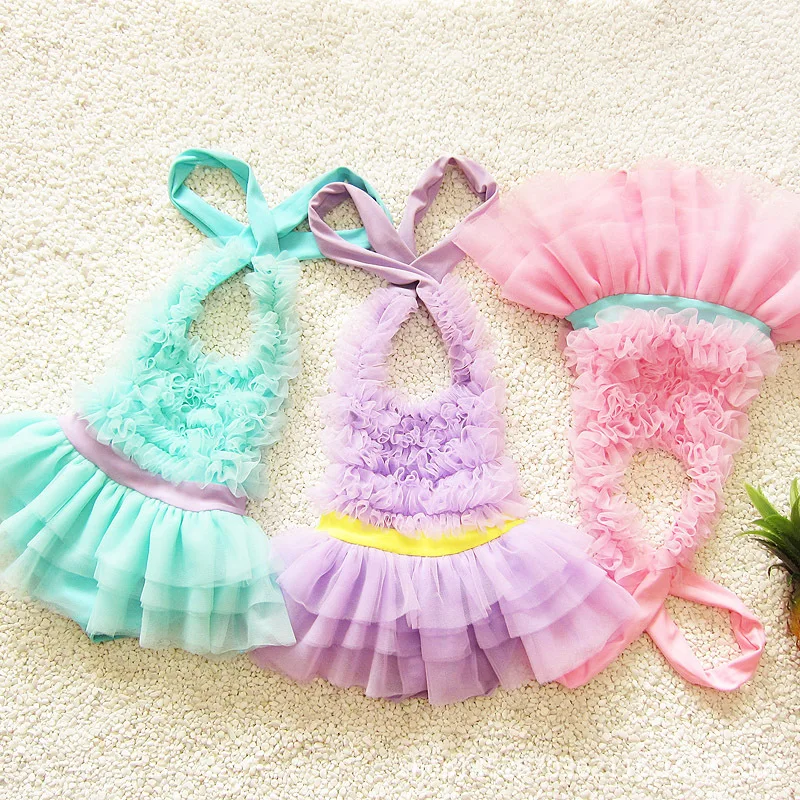 Женское цельнокроеное платье пачка для девочек детская одежда купальники