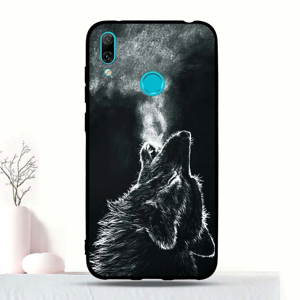 Для huawei Y7 Y7 Prime Y7 Pro чехол силиконовый для huawei Enjoy 9 мультяшный 3D принт Funda бампер чехол 6,2" чехол для телефона - Цвет: 13