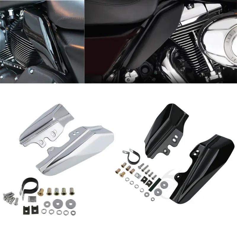 Средне-Рамный воздушный дефлектор под сидением двигателя для Harley Touring Street Electra Glide Road King FLHR FLHX FLTR FLHT FLHRS FLT 01-08