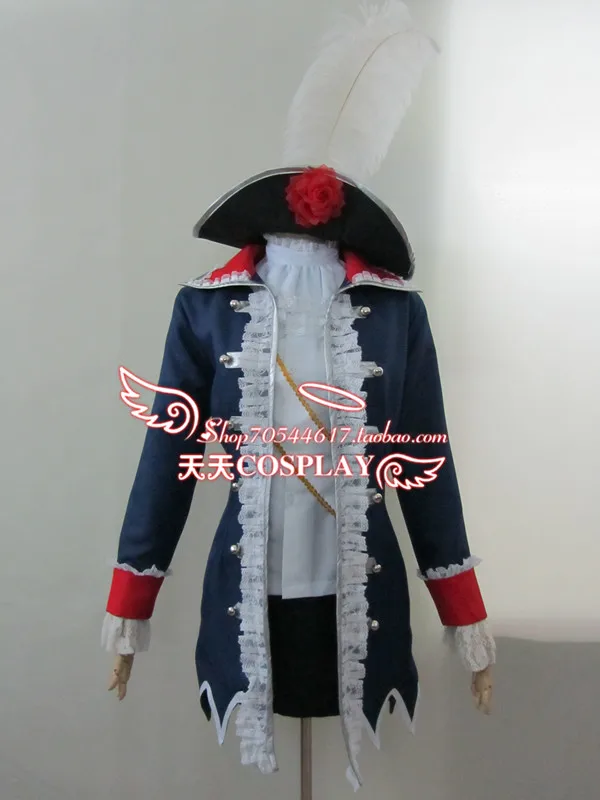 Фото Набор костюмов для косплея Axis Powers Hetalia Пруссия с шляпой на заказ, любого размера 11 №2