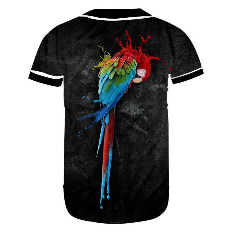 Мужская Бейсбольная Футболка UJWI приталенная забавная 3D рубашка с принтом