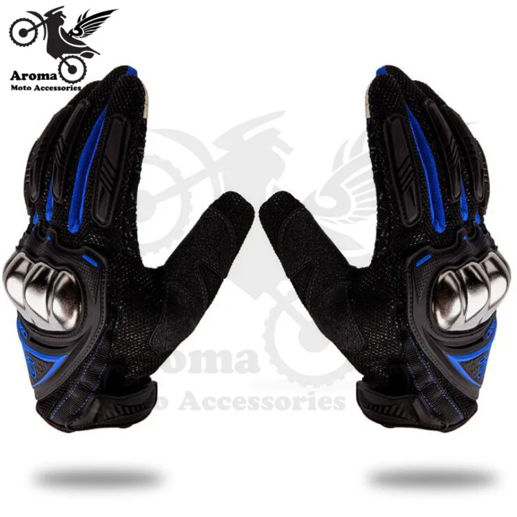 Металлический полный палец moto cross части mtorbike handglove unviersal аксессуары moto защита moto rcycle перчатки для скутера