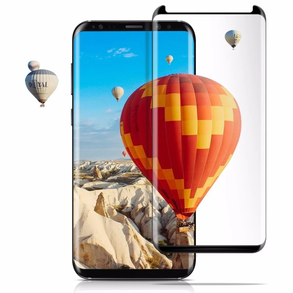 Закаленное изогнутое защитное 3d-стекло для samsung galaxy S8 note 8 9 S9 Plus | Мобильные