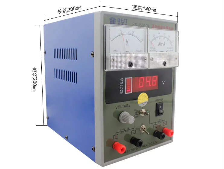220V BEST-1502T 15V 2A Регулируемый источник питания постоянного тока, испытательное оборудование для ремонта мобильных телефонов