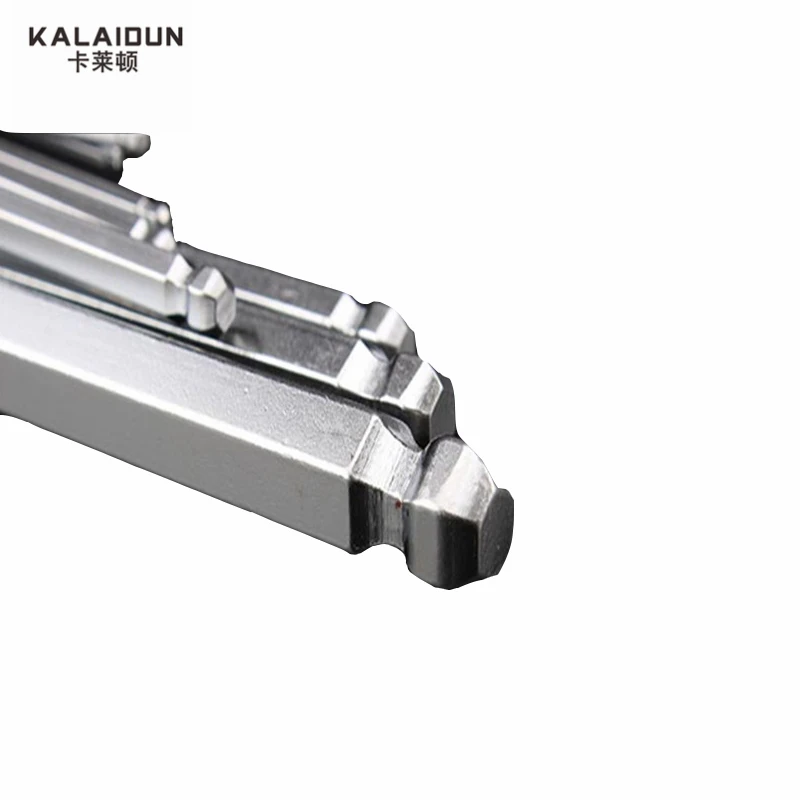 KALAIDUN 9 шт. Набор насадок для отвертки шестигранники ключ, дюймовый стандарт вскрытия Профессиональный слесарный инструмент T10 T15 T20 T25 T27 T30 T40 T45 T50