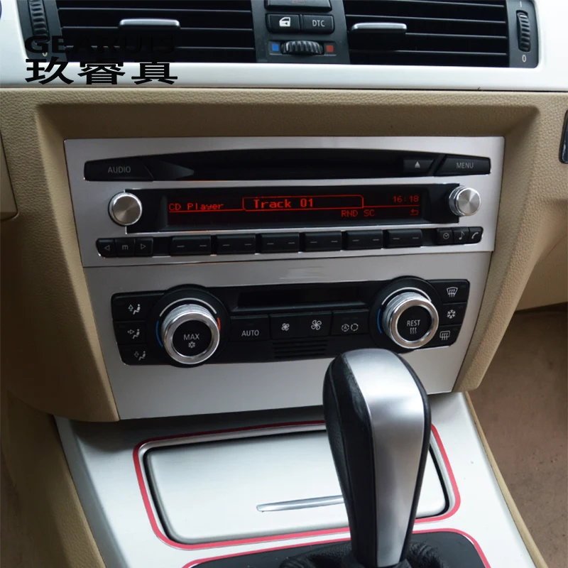 

AC knob Volumn knob for BMW E90 3 Series 2005-2012 Car Styling Aluminium alloy Air conditioning Volume knob Covers Accessories