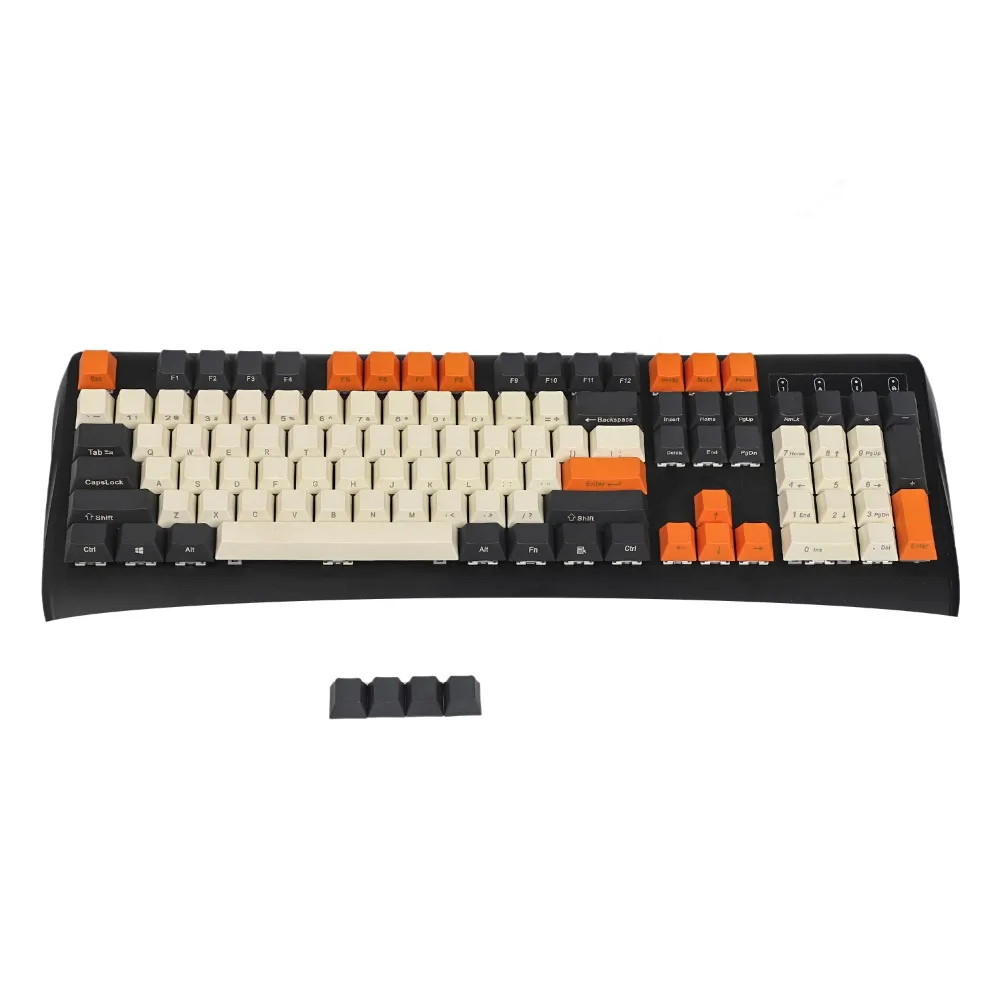 YMDK Carbon 108 Keyset толстые PBT Вишневый профиль колпачки для стандартной ANSI 104 87 61 MX