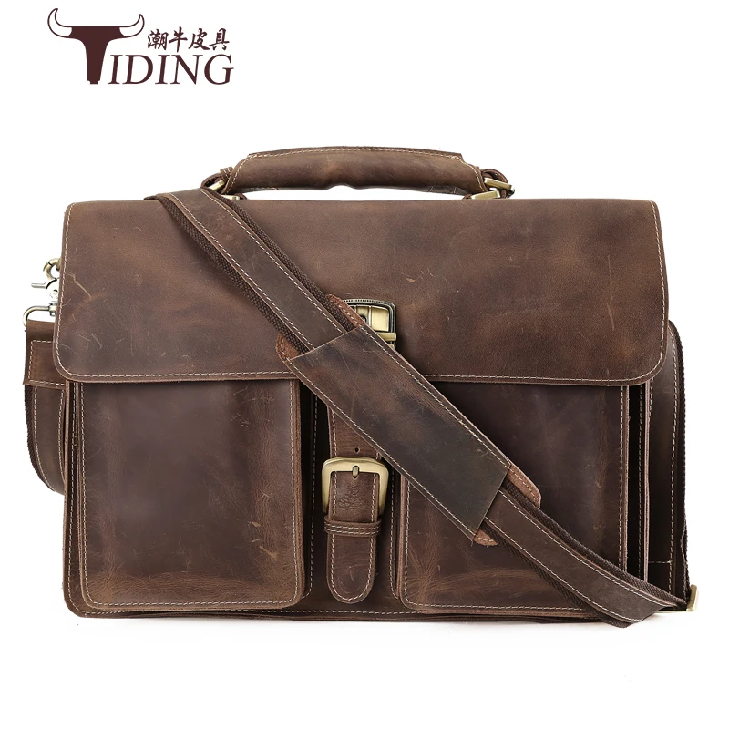 Мужской портфель из коровьей кожи новинка 2017 деловые мужские повседневные