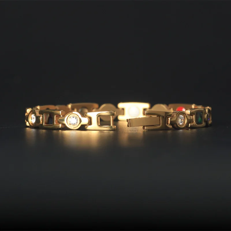 

Healthy Magnetic Bracelet Women Jewelry High Power Therapy Germanium Bracelets & Bangles Drop-Ship Hologram Wristband