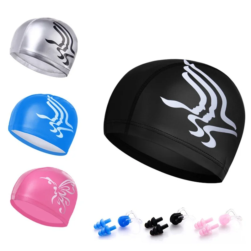 

Professional Swimming Goggles With Hat+Ear Plug+Nose Clip Unisex Waterproof Swim Glasses Anti-fog UV Sport Swim Eyewear Suit