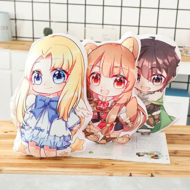 3D подушка восстание щит герой Rafutaria Naofumi Iwatani плюшевая кукла|Реквизит для