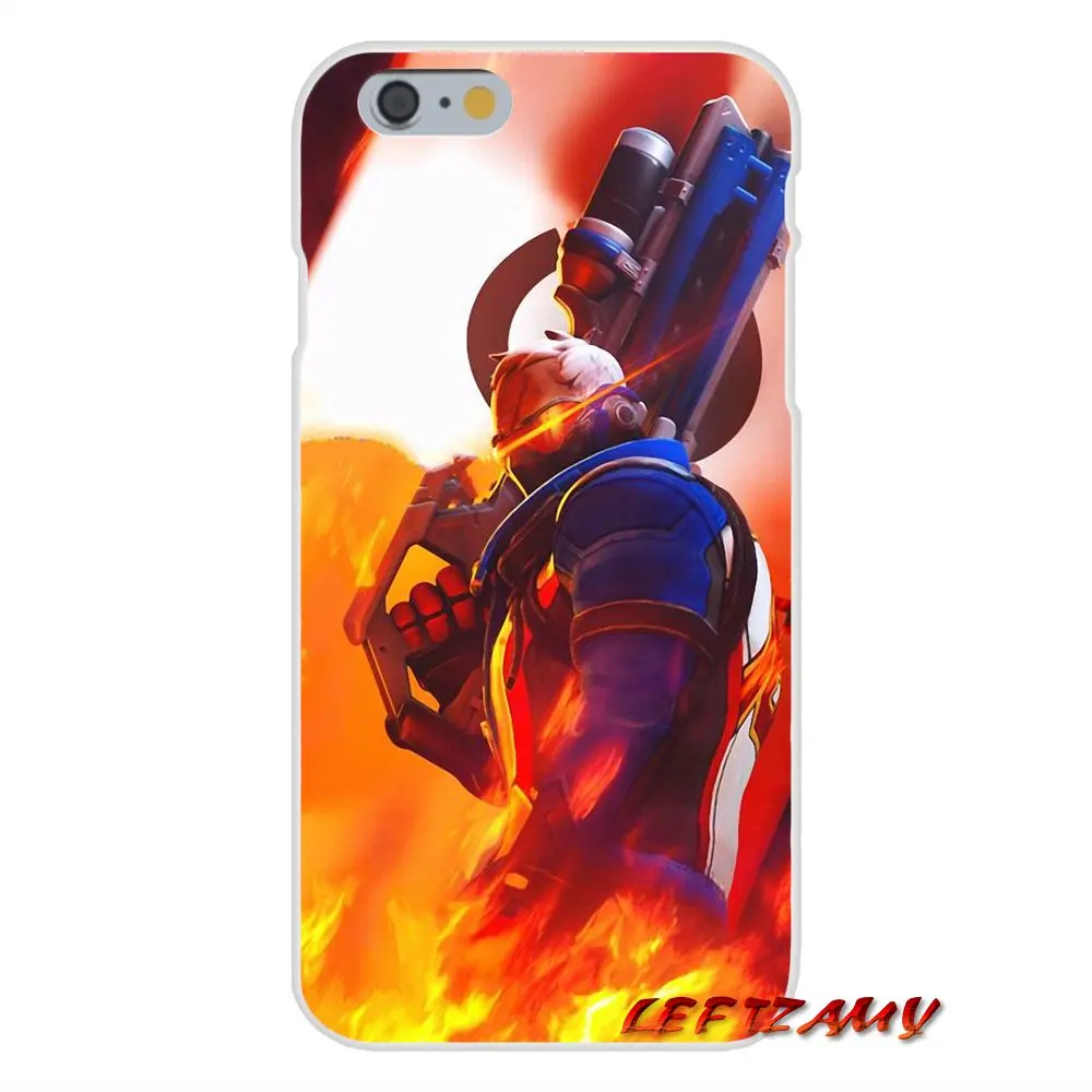 game Overwatch OW Soldier 76 For Samsung Galaxy S3 S4 S5 MINI S6 S7 edge S8 S9 Plus Note 2 3 4 5 8 Accessories Phone Case Covers | Мобильные