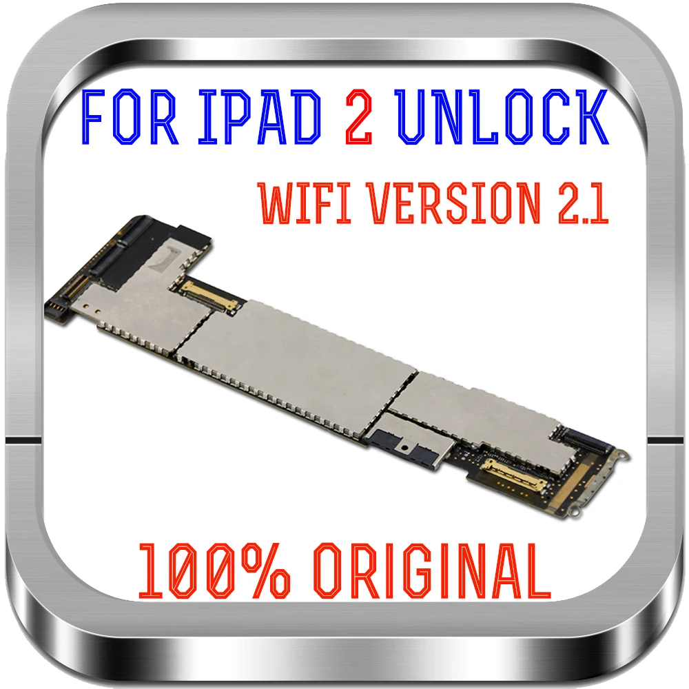 100% оригинальная материнская плата A1395 для iPad 2 версия Wi Fi разблокированная модель