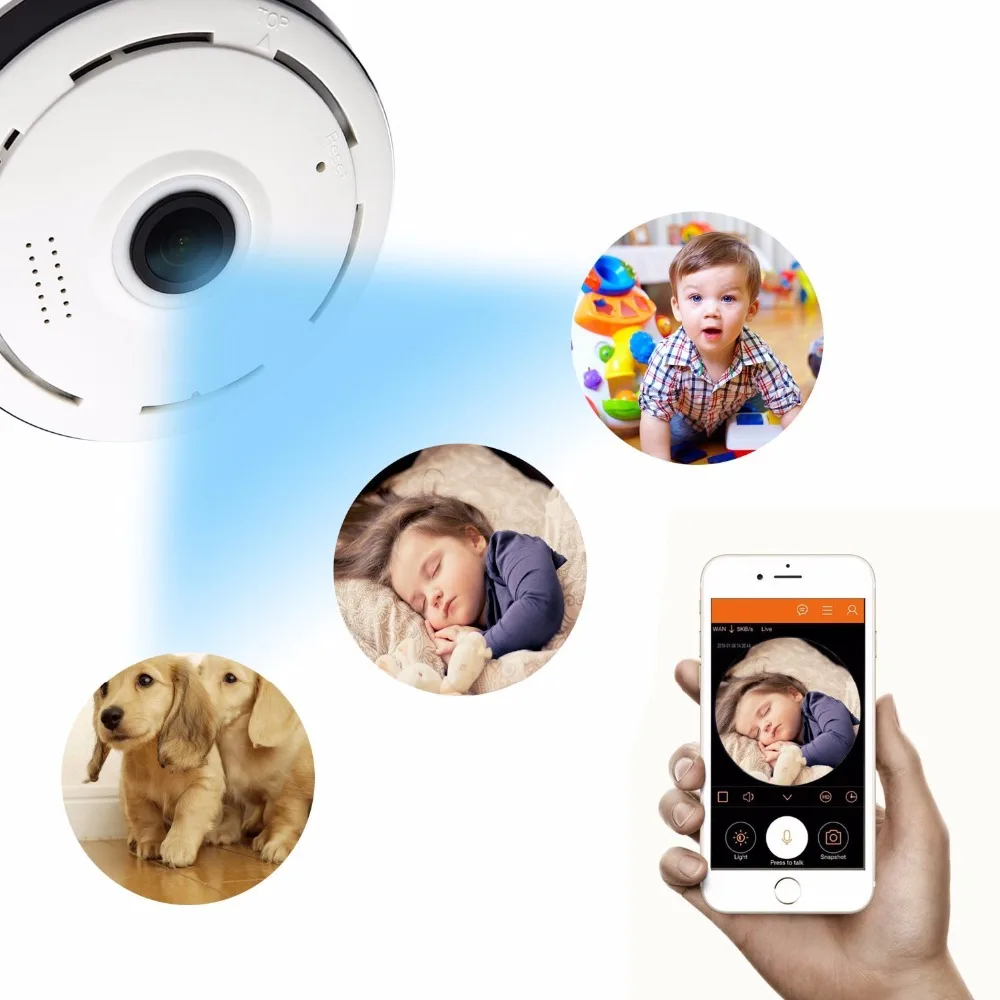Kruiqi 960P облачная Беспроводная ip-камера для хранения, интеллектуальная домашняя охранная камера видеонаблюдения, сетевая камера с wifi