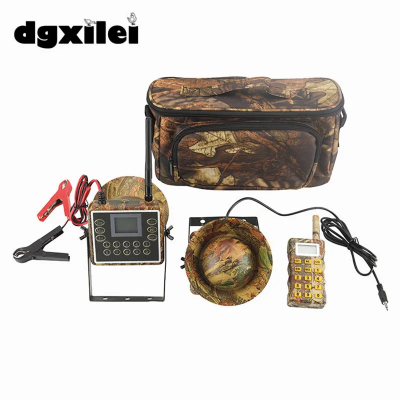 С пультом дистанционного управления 60 Вт Mallard Duck Call Snow Goose call 200 Birds sound hunting MP3 Player bird