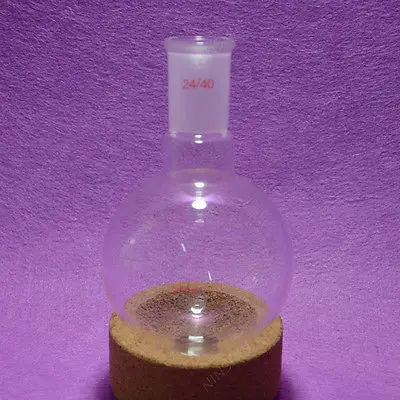 Колба для лабораторной посуды 250 мл с круглым дном тяжелой стены 24/40 соединений |