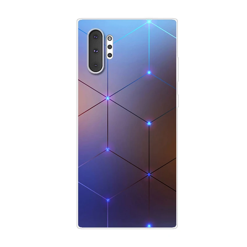 Чехол для Samsung Galaxy Note 10 Pro модный силиконовый мягкий чехол из ТПУ Note10 Lite Plus чехлы
