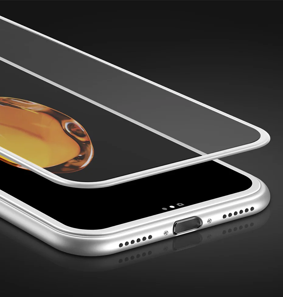 3D закаленное стекло полное покрытие для iPhone 11 Pro X Xs Max Xr телефон 360 Полное покрытие экран противоударный защитный светильник стекло для экрана
