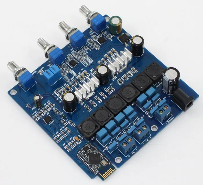 Цифровая плата усилителя мощности KYYSLB 100 Вт + 2*50 TPA3116 2 1 Плата Bluetooth модуль