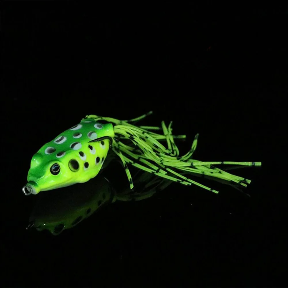 1 шт. Bionic thunder frog Высокоуглеродистая сталь двойной крючок 15 г 6 см искусственная