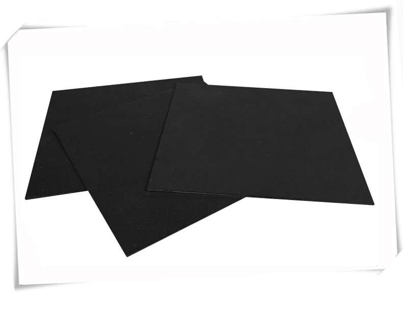 Черный лист ПВХ пластиковая черная пластина размер 100*100 мм толщина 0 5 8 1 | - Фото №1