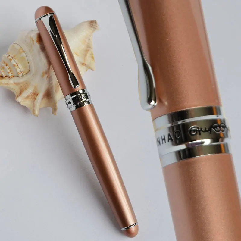 Шариковая ручка JINHAO X750 цвета шампанского меди черного синего золотого серого