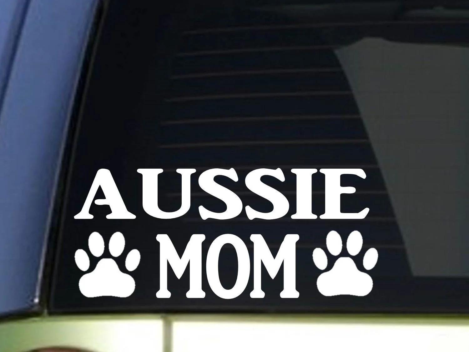 Aussie Mom стикер 8,5 дюймов широкий винил Австралийский shepherdl учебная Наклейка на окно