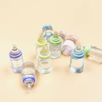 5pcslot 16 scale miniature feeding bottles for 16 18 112 dollhouse play pretend kitchen food toys for children mini drink