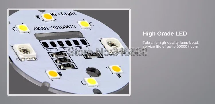 Mi светильник 4W RGB+ CCT умный WiFi светодиодный светильник лампа GU10 AC85-265V 2,4G 4-зоны дистанционного управления/смартфон приложение/Alexa Google Голосовое управление