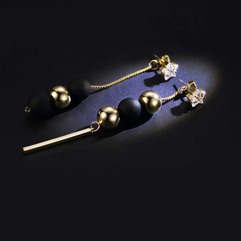 PINKSEE Fashion Asymmetry Long Earrings For Women Girls Personality Drop Dangle Earring Charm Jewelry | Украшения и аксессуары