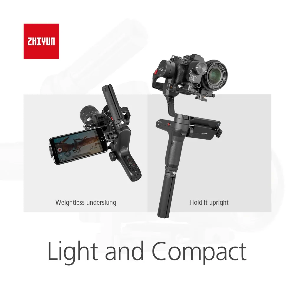 Zhiyun Weebill лаборатории 3-осевой Ручной Стабилизатор Для беззеркальных камер zhiyun OLED