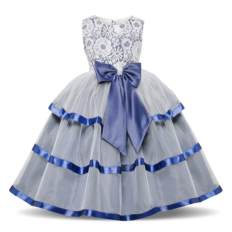 Flower Girl Dress For Wedding Baby Teenagers Children's Dresses Kids Party Wear Summer Clothes 4 6 810 Years Birthday | Детская